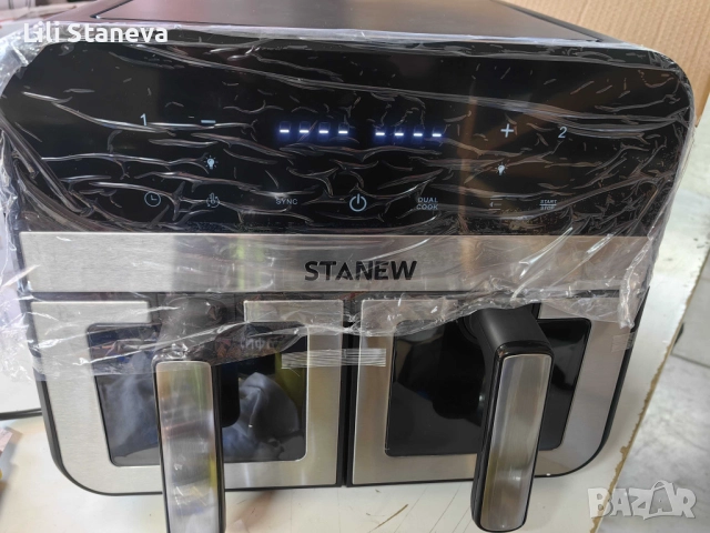 Двоен въздушен фритюрник, STANEW – решението срещу мазното и бавното готвене., снимка 2 - Фритюрници - 51925424