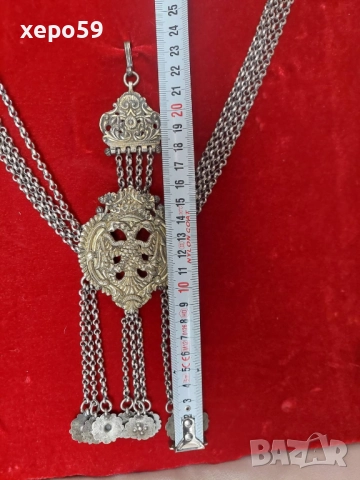 Огромен стар сребърен накит в отлично състояние , 3 900 лв, снимка 13 - Антикварни и старинни предмети - 52272913