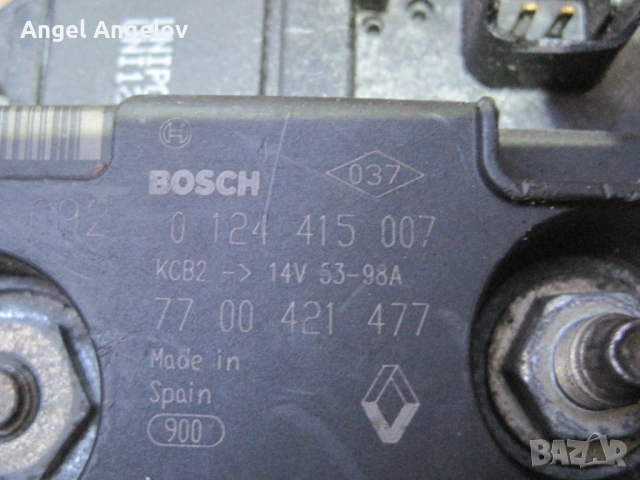 Динамо алтернатор за  RENAULT MEGANE 7700421477 BOSCH 0124415007 RENAULT ESPACE Laguna, снимка 2 - Части - 53504457