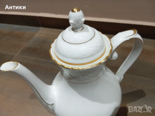 Порцеланов чайник кана маркиран, снимка 4 - Сервизи - 52513885