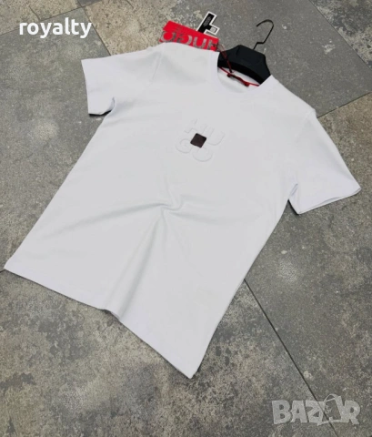 Hugo Boss Нова Бяла Мъжка Тениска Хюго Бос 