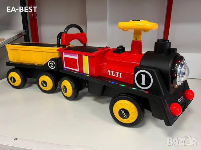 🚂✨ Акумулаторен детски влак Tuti – влакче на мечтите! ✨🚂, снимка 15 - Детски велосипеди, триколки и коли - 51074820