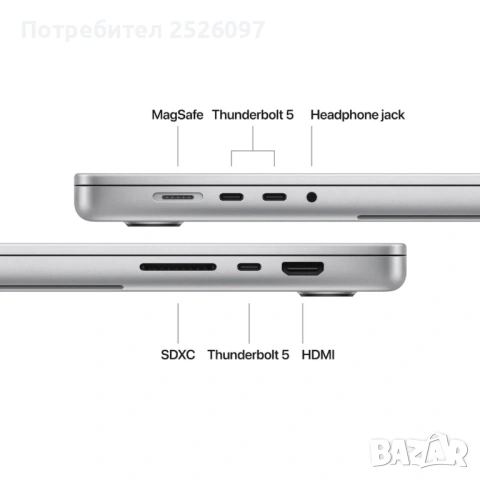 НОВ MacBook Pro 16”/M4 Pro/48GB/512GB/14CPU/20GPU, снимка 3 - Лаптопи за работа - 53504455