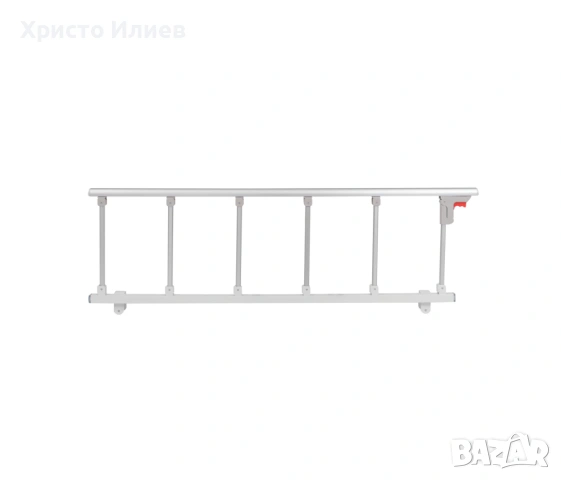 Преграда за легло Решетка за легло за възрастни хора болнично легло Сгъваема дълга 148см парапет