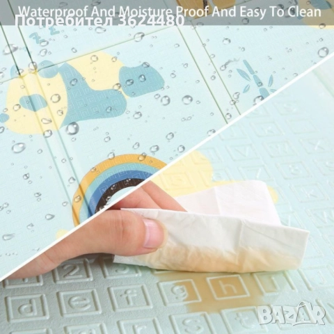 Сгъваемо шарено килимче 3886 ПАНДИ И СЪРНИЧКИ, снимка 7 - Други - 52773738