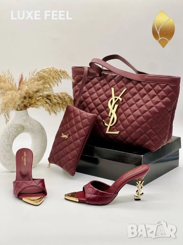 Yves Saint Laurent 💎Дамски Чехли , снимка 3 - Чехли - 53987879