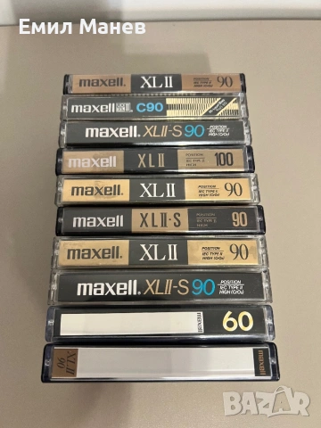 Maxell аудио касети, снимка 2 - Аудио касети - 54046666