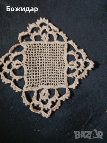 Ръчно Плетено каре(терличка).На 1 кука.