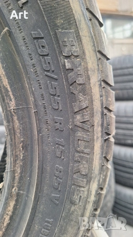 4 бр.гуми за 60€ 195/55/15, снимка 2 - Гуми и джанти - 53890166