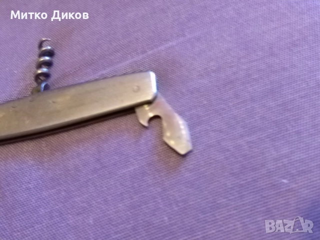Сърп и чук джобно ножче от соца 80мм на 60мм острие, снимка 4 - Ножове - 52840264