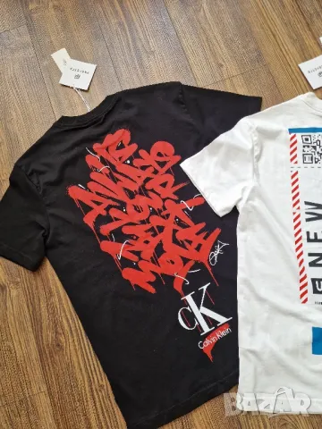 Страхотна мъжка тениска CALVIN KLEIN  размер S M L XL 2XL , снимка 2 - Тениски - 50211928