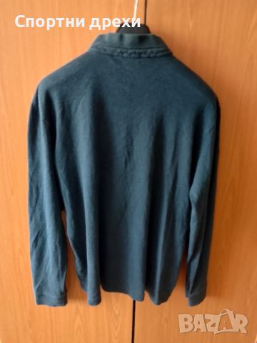 Сива блуза  с дълъг ръкав Hugo Boss (XL), снимка 4 - Тениски - 46226437
