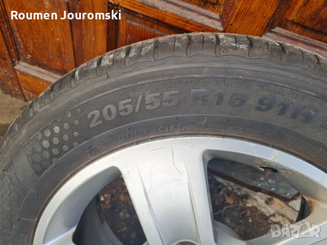 Продавам 4бр.лети джанти 16" с гуми 205 /55r16 , снимка 12 - Гуми и джанти - 52920719