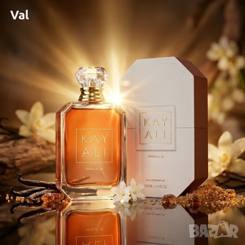 Луксозен парфюм Kayali Vanilla28, EDP, 100мл - Изтънчен шедьовър от жасмин, мадагаскарска ванилия , снимка 6 - Унисекс парфюми - 53968380