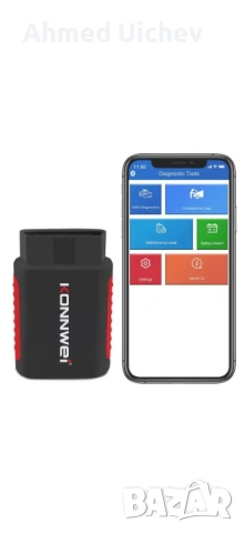 Инструмент за сканиране и диагностика на автомобили, Konnwei Kdiag, OBD2, Bluetooth 5.0, 9 - 18 инча, снимка 2 - Уредби - 53343106