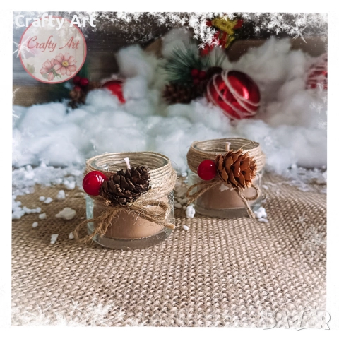 Коледни ароматни свещички, снимка 2 - Други - 52075570