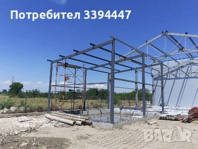 изграждане на Гаражи , навеси , цехове , халета , складове , фругони , снимка 11 - Други - 51194408