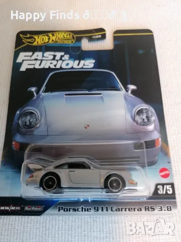 💕🧸Hot Wheels Premium Porsche 911 Carrera RS 3.8 FAST END FURIOS, снимка 1 - Колекции - 46910416