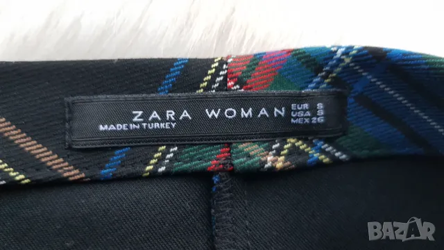 Дамска карирана пола ZARA S-M, снимка 4 - Поли - 48134519