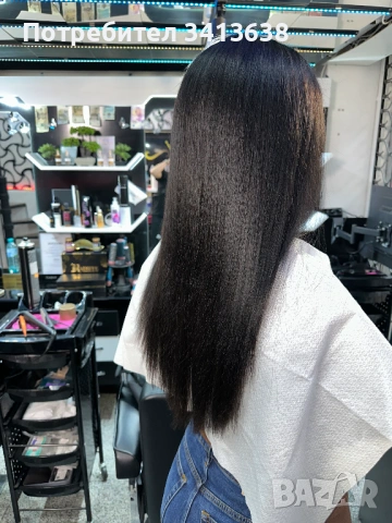 Продавам треса за коса – тъмно кестенява, запазена, снимка 2 - Други - 54013625