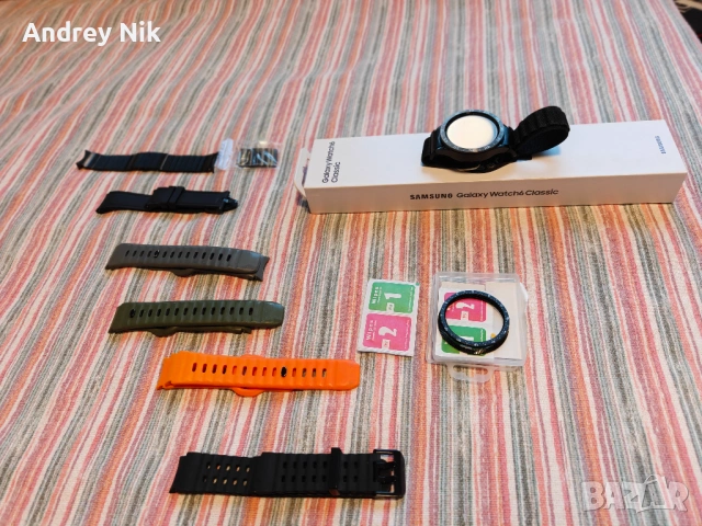 Продавам Samsung Watch Classics 6 47 mm / 7 Кайшки / Stainless Steel Кайшка, снимка 11 - Смарт гривни - 53863373