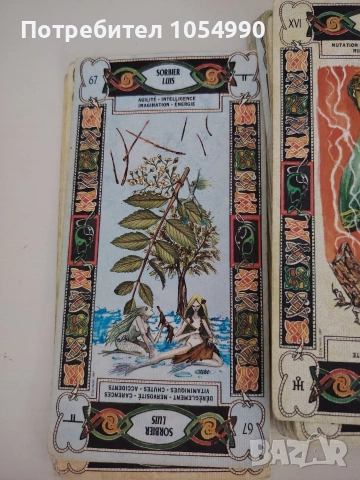 Таро карти Les tarot Celtiques, снимка 12 - Карти за игра - 53937966