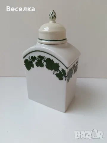 Meissen порцеланов буркан/кутия за чай и подправки, маркировка 