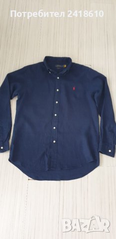 POLO Ralph Lauren Custom Fit Len Mens Size L ОРИГИНАЛ! Мъжка Ленена Риза!, снимка 4 - Ризи - 46292368