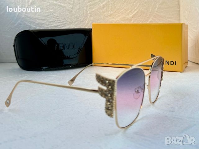 -30% разпродажба Fendi 2020 дамски слънчеви очила с камъни, снимка 4 - Слънчеви и диоптрични очила - 45241715