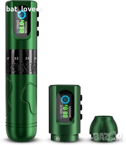 Нов Inkflexo 2.2-4.2 мм безжична машина за татуировки с регулируем ход, безжична батерия