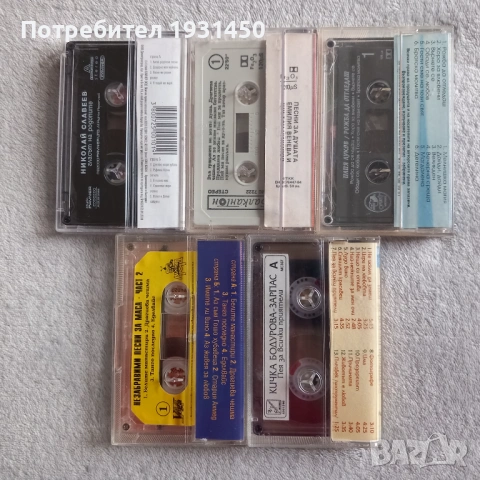 касетки за касетофон 5 броя, снимка 3 - Аудио касети - 52960570