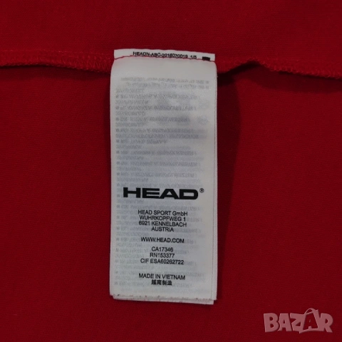 Оригинална тениска HEAD Club Lucy – КАТО НОВА, Дамска, S, снимка 9 - Тениски - 53739729