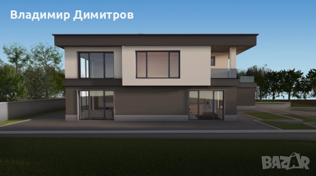 Парцел с проект и разрешително за строеж – Кранево, 750 кв.м, панорама