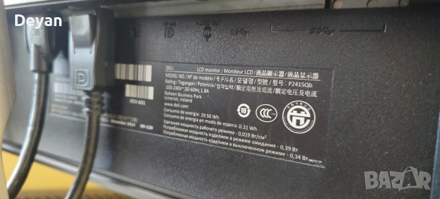 Продавам монитор DELL 2415Q, снимка 4 - Монитори - 53837714