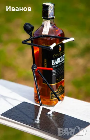 Идеалния подарък - бутилка алкохол с арт поставка, снимка 5 - Статуетки - 49474724