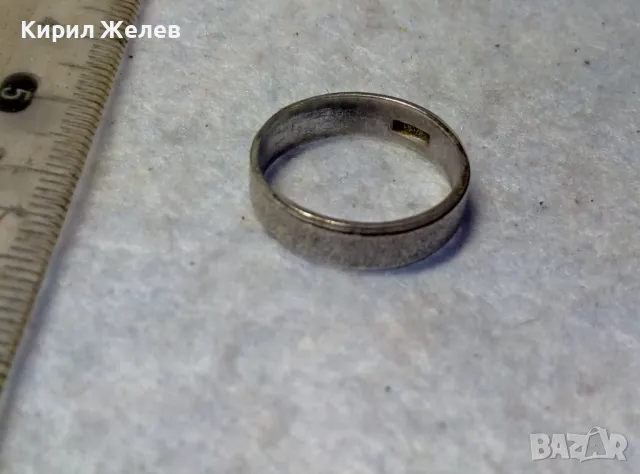 СТАР СРЕБЪРЕН ПРЪСТЕН Тип ХАЛКА СРЕБРО ВИСОКА ПРОБА с РЯДЪК ПЕЧАТ МАЙСТОРСКА РЪЧНА ИЗРАБОТКА 30569, снимка 6 - Антикварни и старинни предмети - 49767009