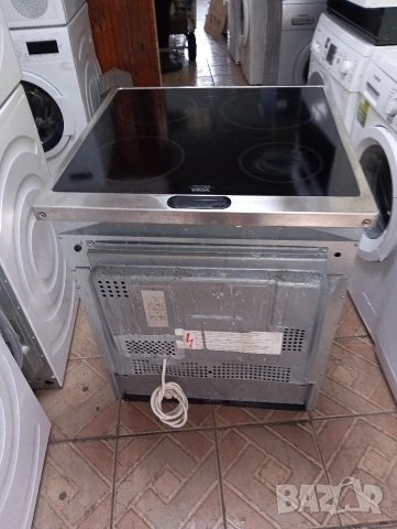 Иноксова свободно стояща печка с керамичен плот VOSS Electrolux с две години гаранция!, снимка 11 - Печки, фурни - 52544147