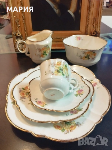 Изключителен антикварен английски сет 1820г, снимка 4 - Антикварни и старинни предмети - 53558731