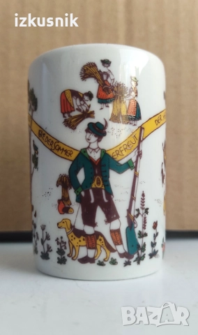 Ретро баварски чашки Jahreszeiten /„Четири сезона“/, снимка 7 - Колекции - 52415616