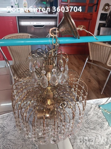 кристален полилей Франция, снимка 8 - Полилеи - 53797381
