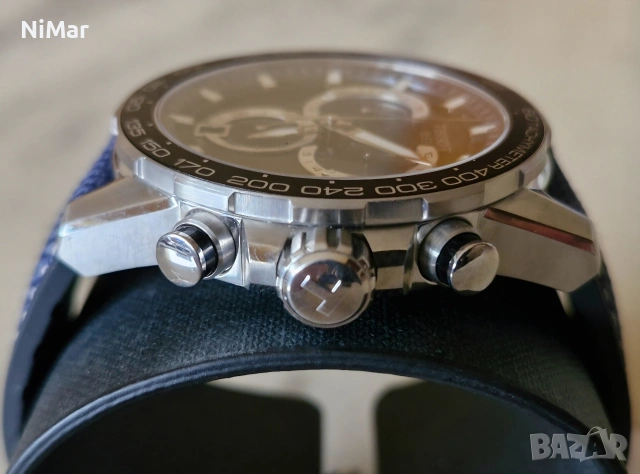 Мъжки кварцов часовник Tissot Supersport Chrono Blue, снимка 3 - Мъжки - 54164945