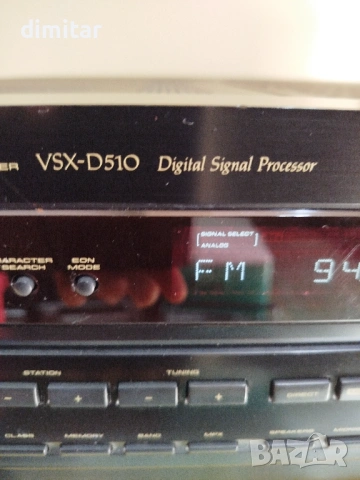 Ресийвър PIONNER VSX-D510, снимка 4 - Ресийвъри, усилватели, смесителни пултове - 53885345