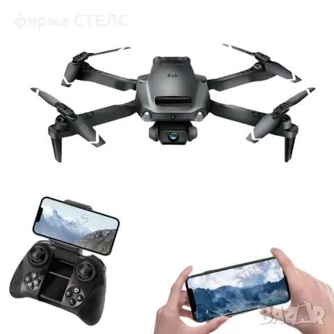 Дрон STELS V36, сгъваем, 4K FPV камера, Wi-Fi контрол, 2 батерии, снимка 2 - Дронове и аксесоари - 50185536