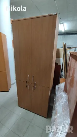 Офис шкаф - гардероб с четири врати и 5бр. рафтове 86/40/194, снимка 16 - Шкафове - 41500557