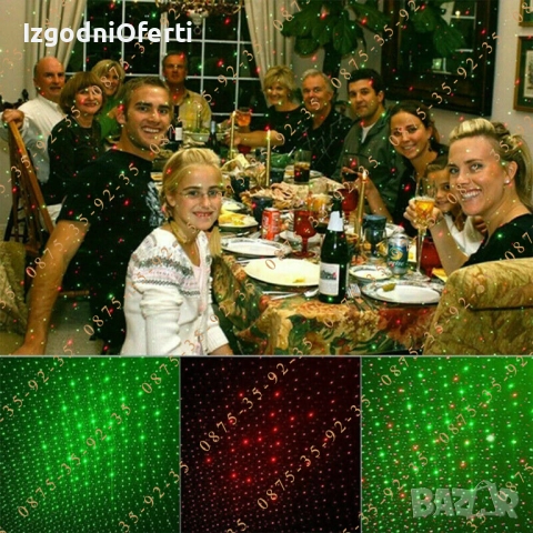 LED лазерен проектор Ефектно осветление за дома, къща, градина и парти, снимка 10 - Лед осветление - 52794814