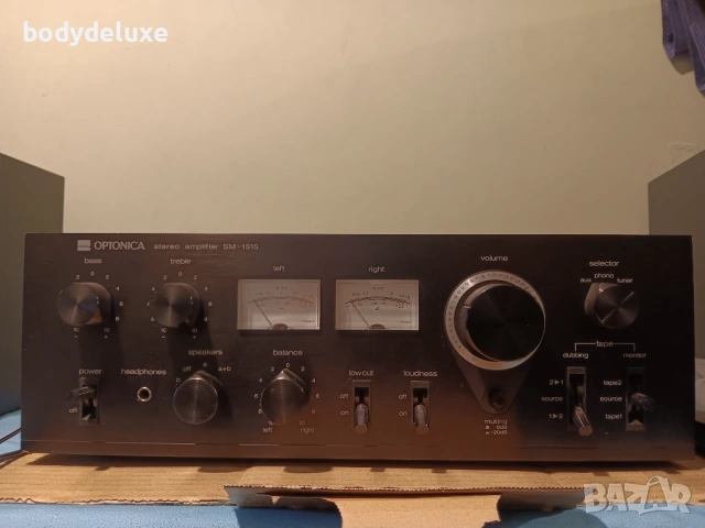 OPTONICA SM-1515 усилвател, снимка 2 - Ресийвъри, усилватели, смесителни пултове - 54132436
