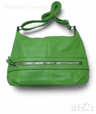 Мека дамска чанта за през рамо, снимка 7 - Чанти - 46403604