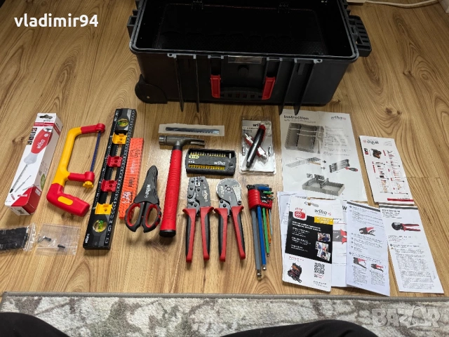 Wiha Competence XXL II (115 части) Като Нов, снимка 8 - Куфари с инструменти - 53561705