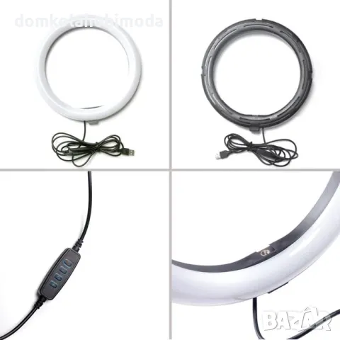 Лед ринг, Ring Light 48 LED със статив,3 цвята, 13 степени, снимка 3 - Селфи стикове, аксесоари - 48003532