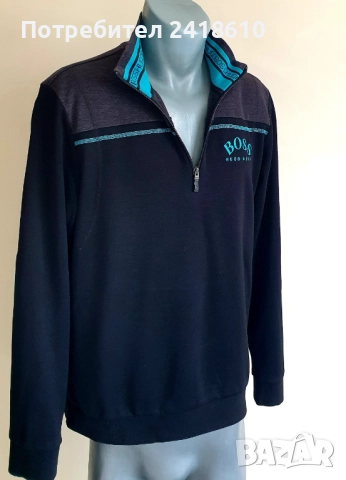 Hugo Boss  Half Zip Sweatshirt Mens Size M / L   ОРИГИНАЛ! Мъжкa Блуза - Суитшърт!, снимка 11 - Спортни дрехи, екипи - 52308401